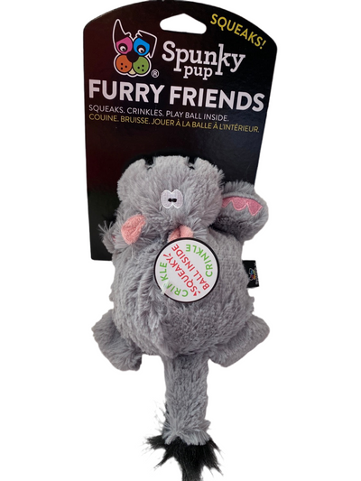 HIPPO WITH BALL SQUEAKER