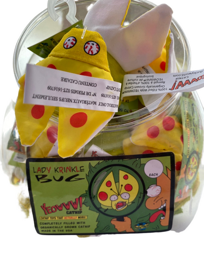 YEOWWW! JUG W/42 LADY KRINKLE BUGS