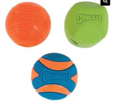 Chuckit Fetch Medley Gen 2 Med 3pk