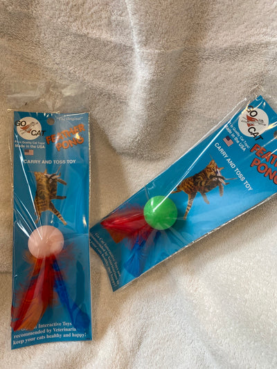 GO CAT FEATHER PONG (PACKAGED)   (03-0112)
