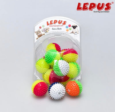 LEPUS Hedgehog Spiked Rubber Balls  17 pcs per tub