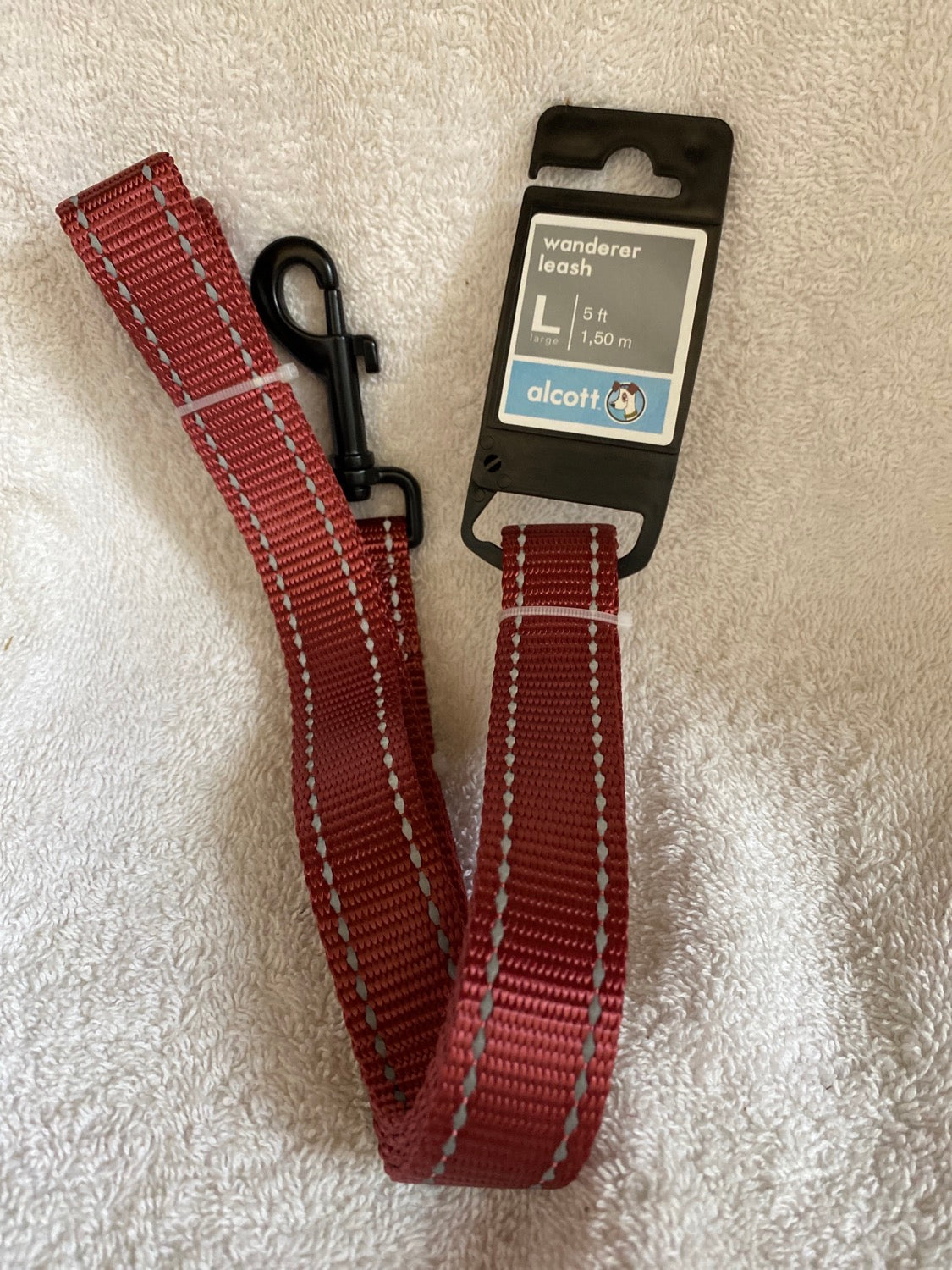 WANDERER LEASH - 1" X 5' - LARGE - RD