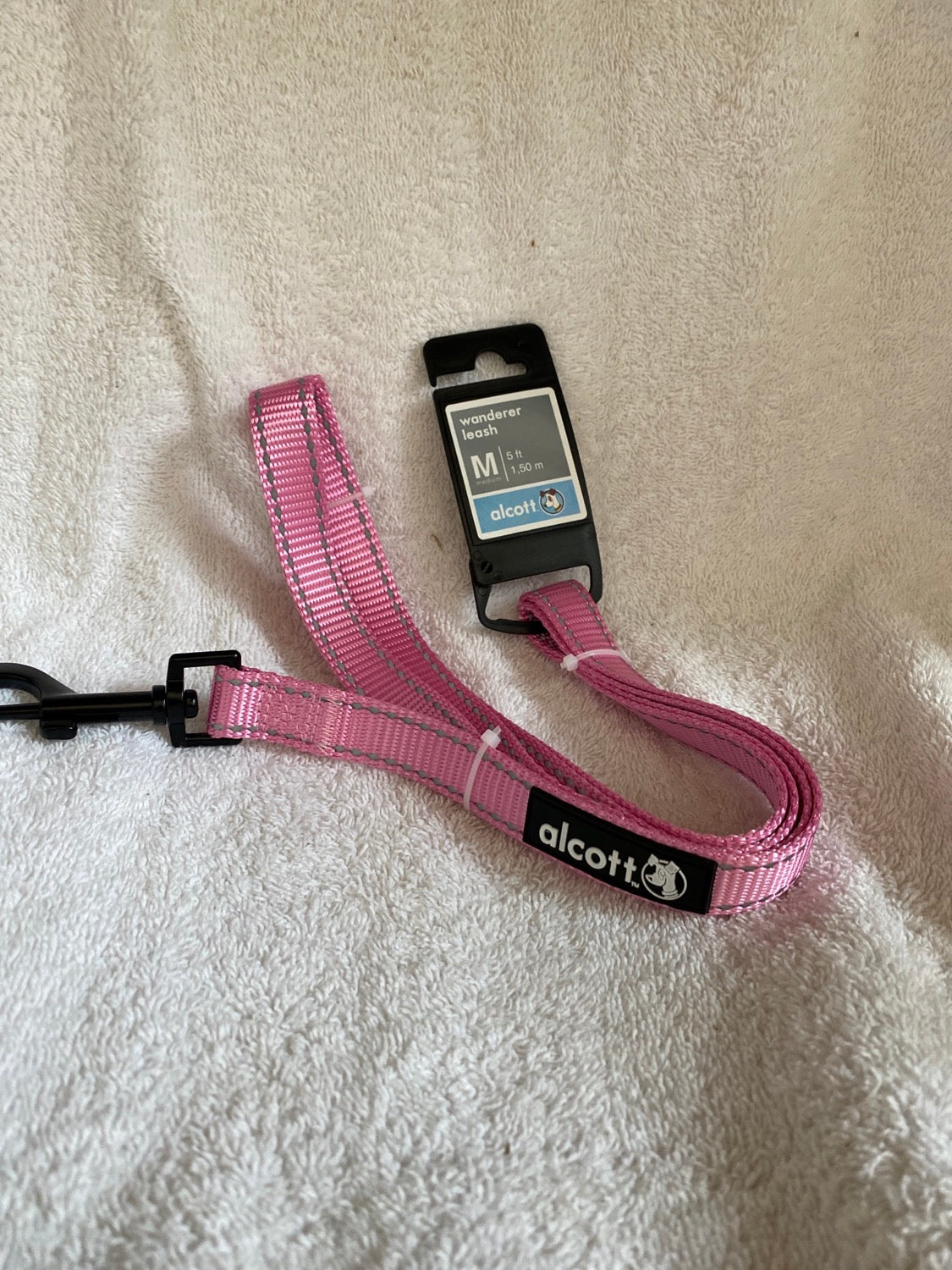 WANDERER LEASH - 3/4" X 5' - MEDIUM - PINK