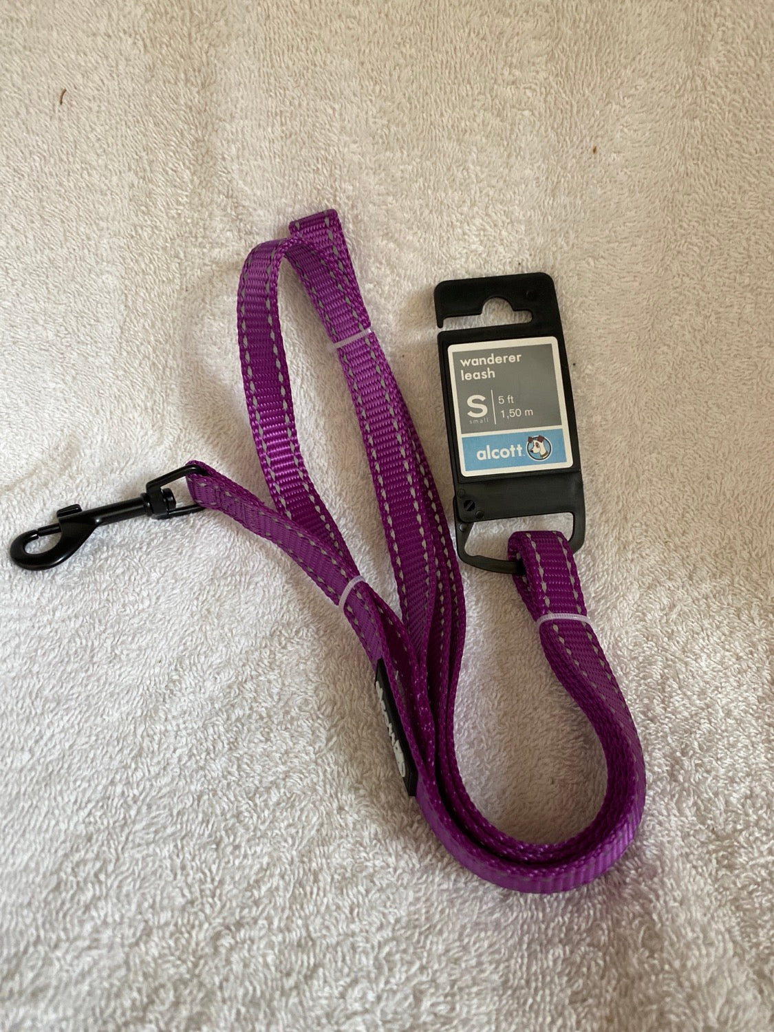 WANDERER LEASH - 3/4" X 5' - MEDIUM - PURPLE