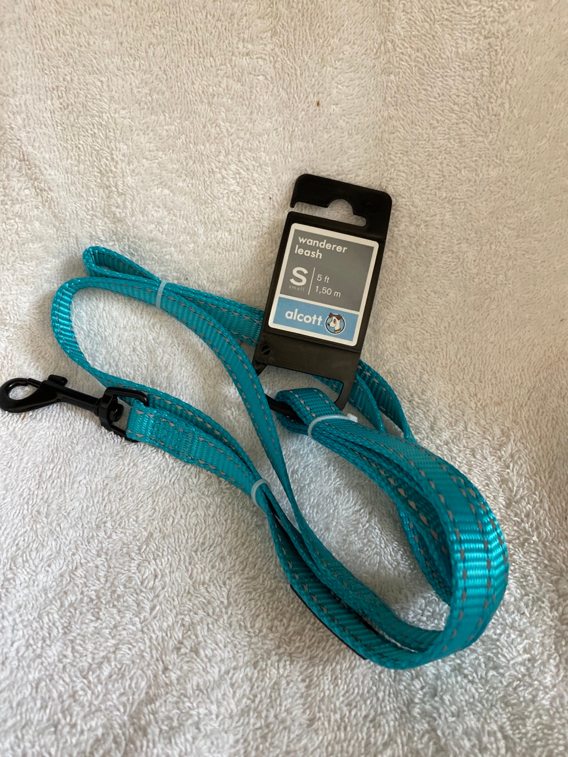 WANDERER LEASH - 5/8: X 5' - SMALL - BLUE