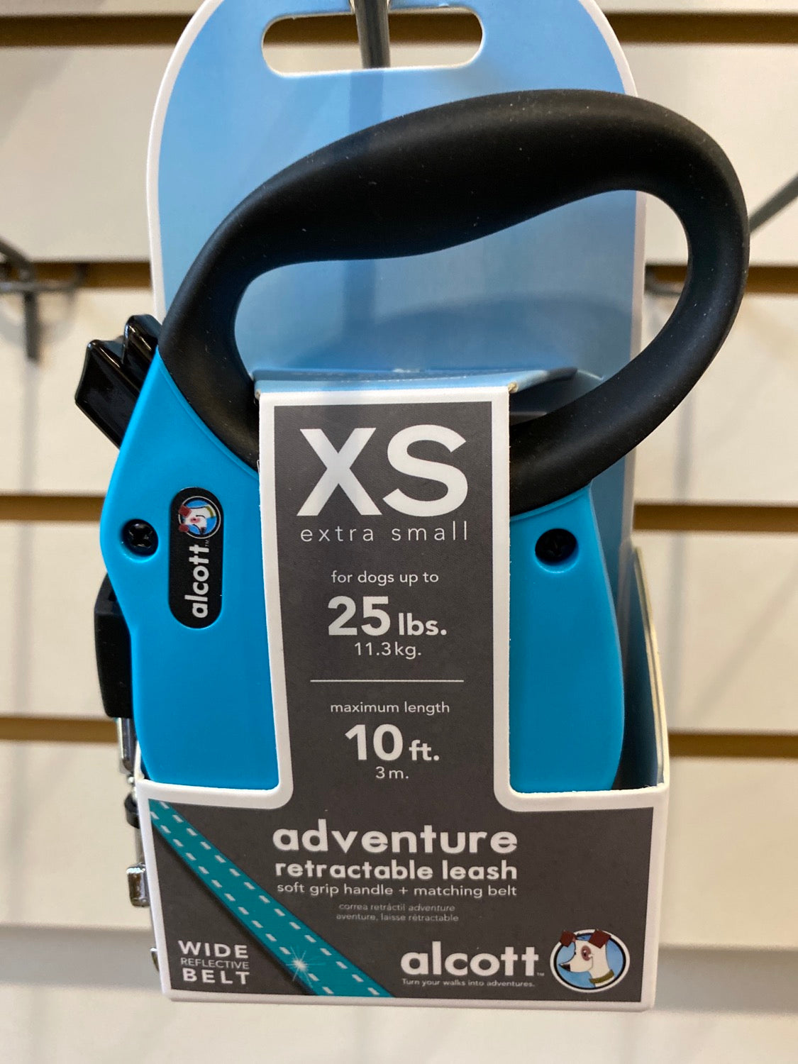 RETRACTABLE LEASH - X-SM - BLUE - 10'L  25LBS