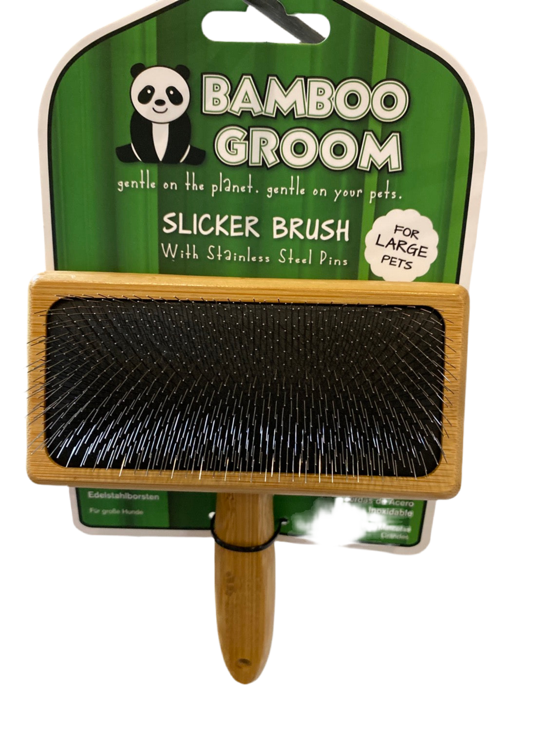 SLICKER BRUSH W/STAINLESS STEEL PINS