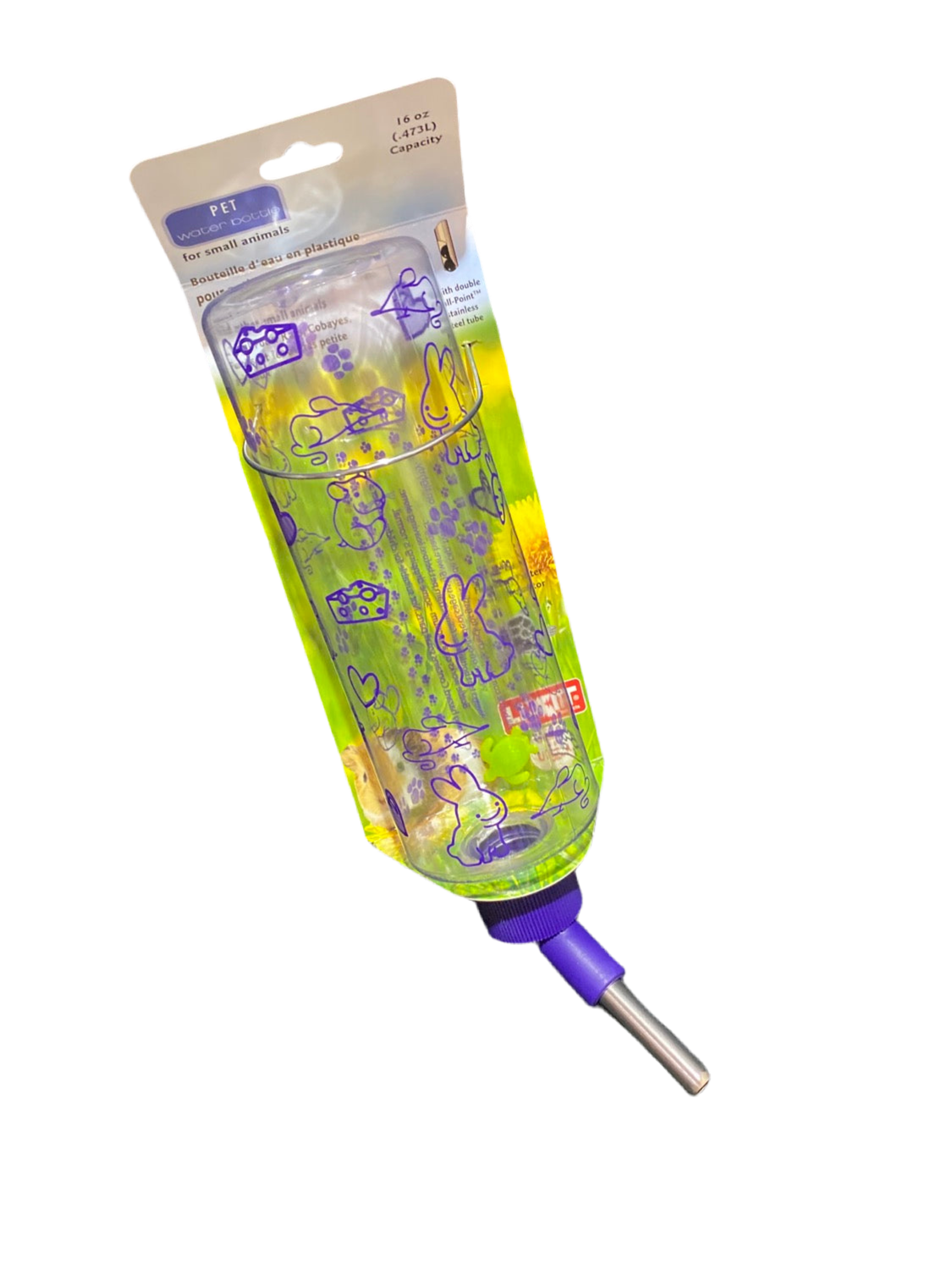 GUINEA PIG CLEAR WATER BOTTLE 16OZ