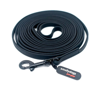 Smelly Dogz Lead Show/Detection .375 W x 10 ft L Black
