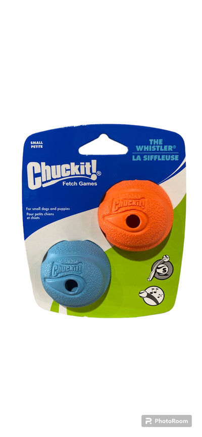 ChuckIt Whistler Ball 2PK  - Small