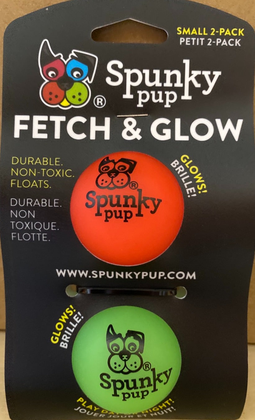 FETCH & GLOW BALL SMALL  (2PACK)