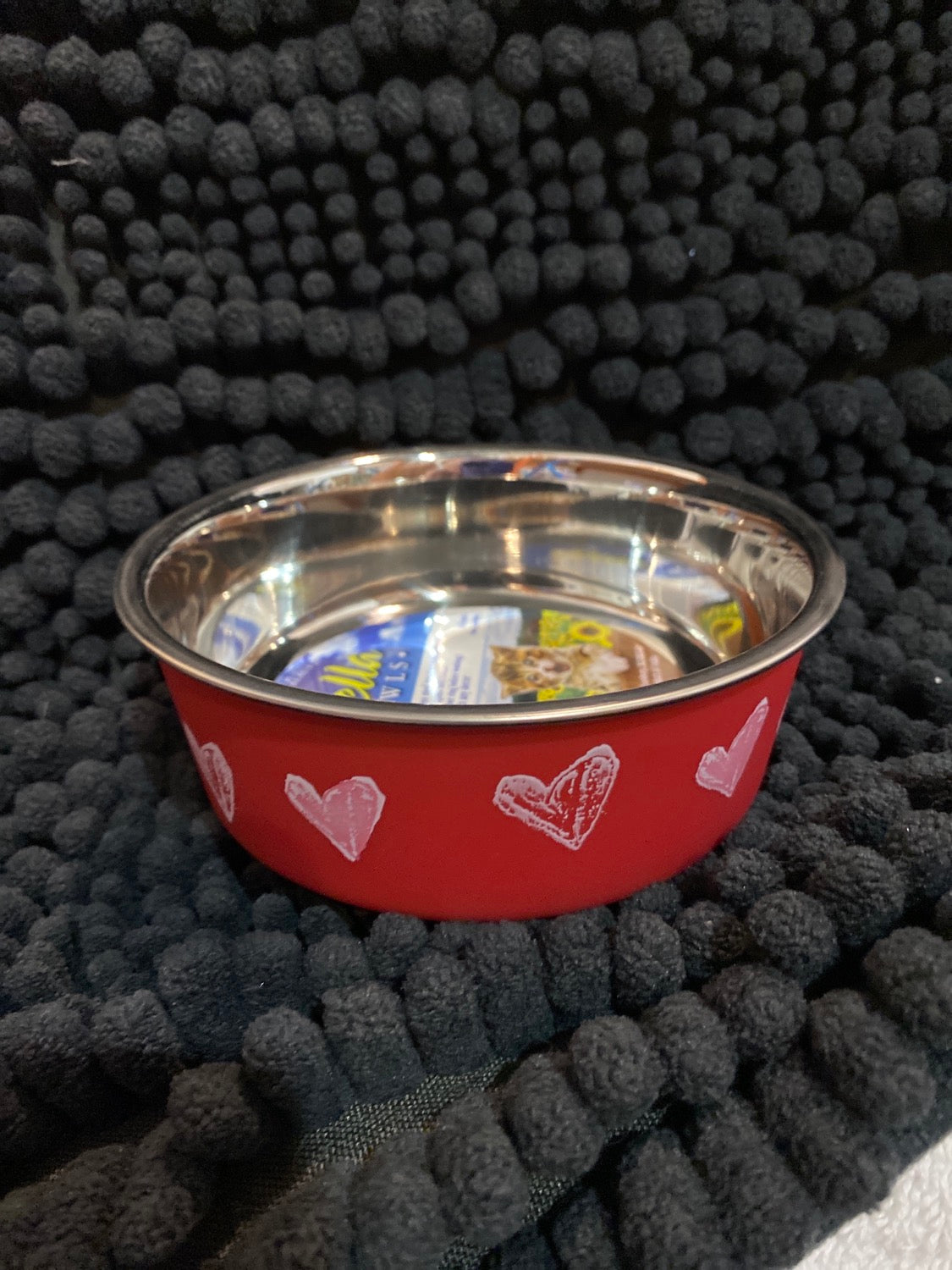 BELLA BOWL X-SMAL HEARTS - VALENTINE RED