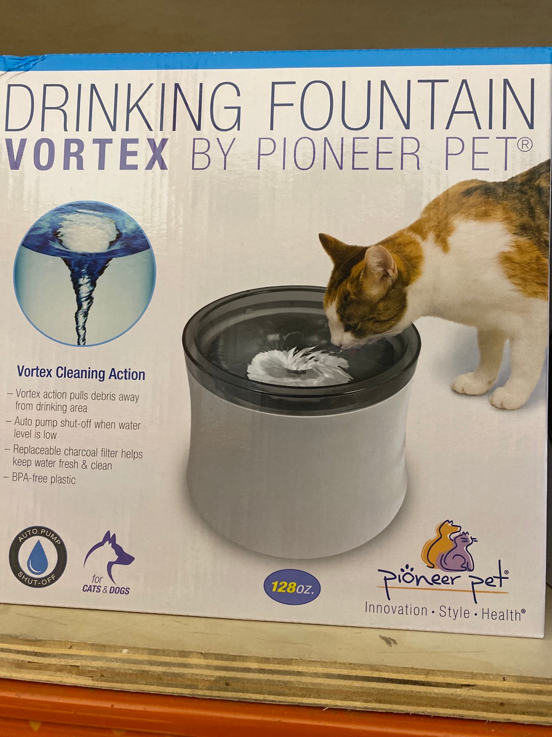 VORTEX DRINKING FOUNTAIN 128OZ