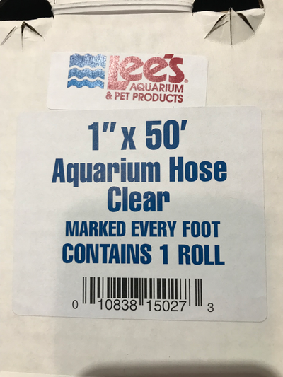 FLEX AQUARIUM TUBING CLEAR 1X50' SLIP-FIT