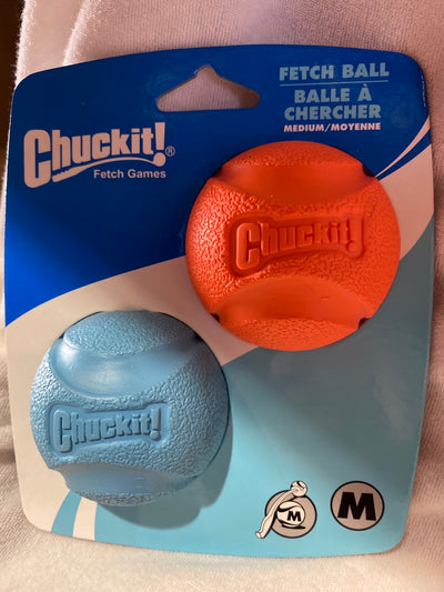 Chuckit FETCH BALL MEDIUM  2 PACK
