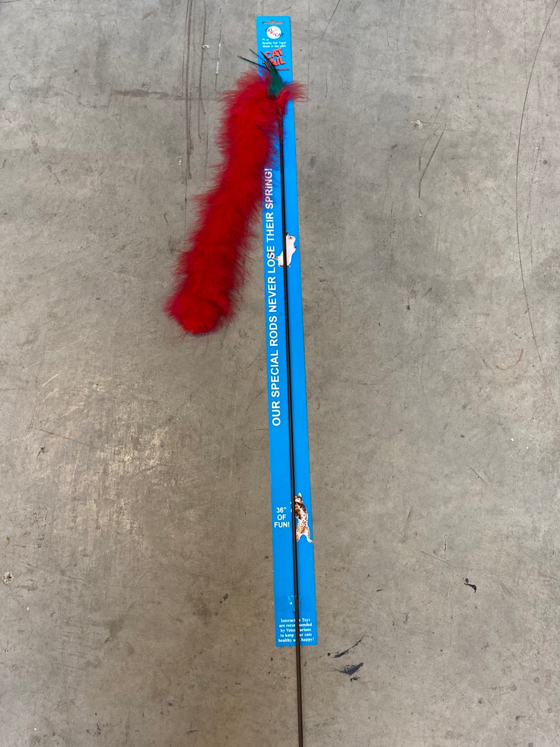 GO CAT 36-INCH LONG CAT TAIL WAND