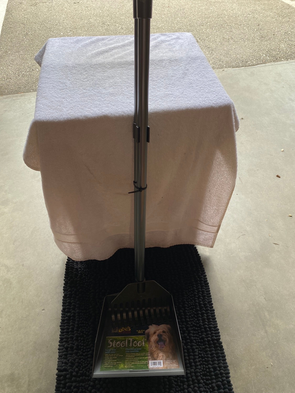 STOOL TOOL, LARGE TRAY W/RAKE