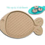 BELLA SPILL-PROOF CAT MAT FISH SHAPE