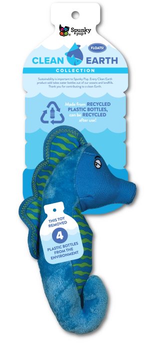 CLEAN EARTH PLUSH SEAHORSE