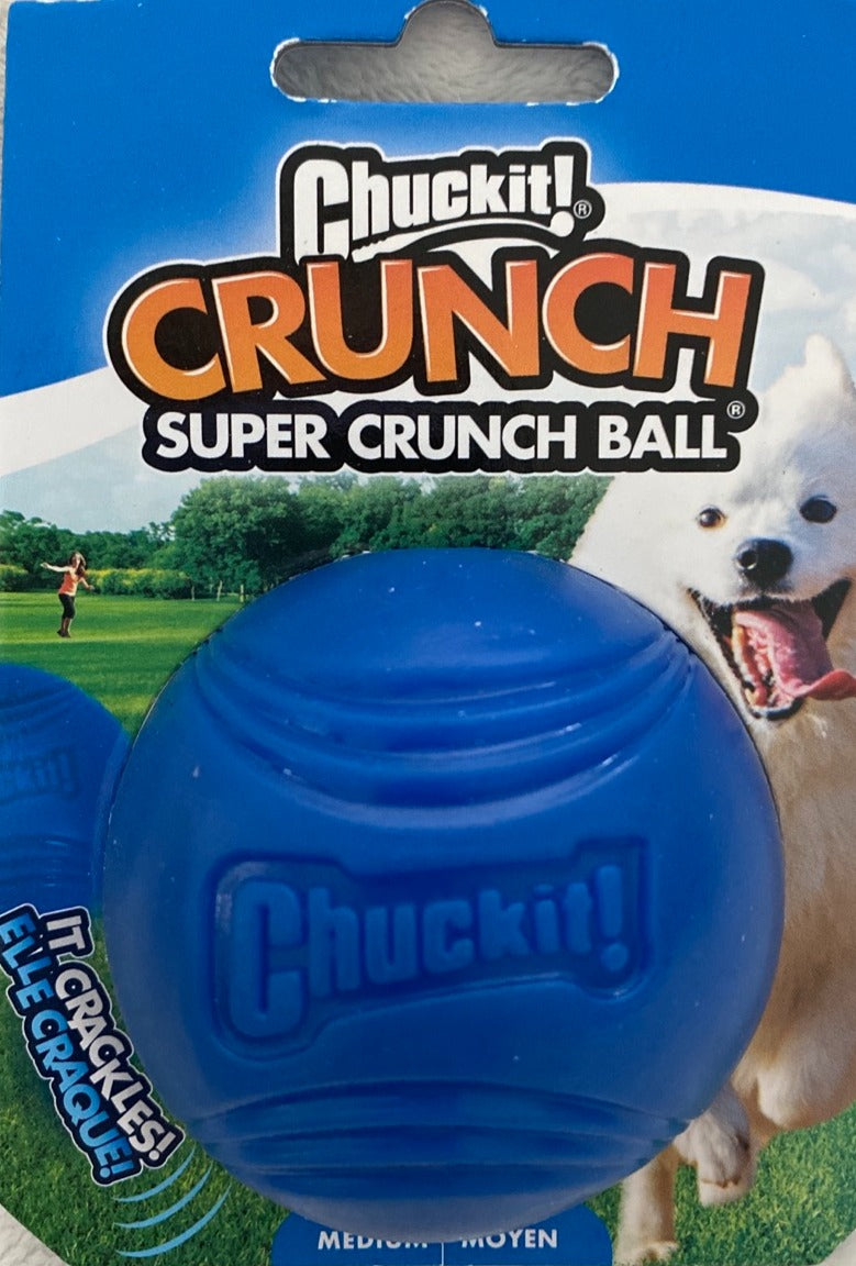 ChuckIt SUPER CRUNCH BALL MD 1PK