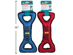 PAWS Double Tug Toy 13” $3.98ea.(2asst.2pc.min.)